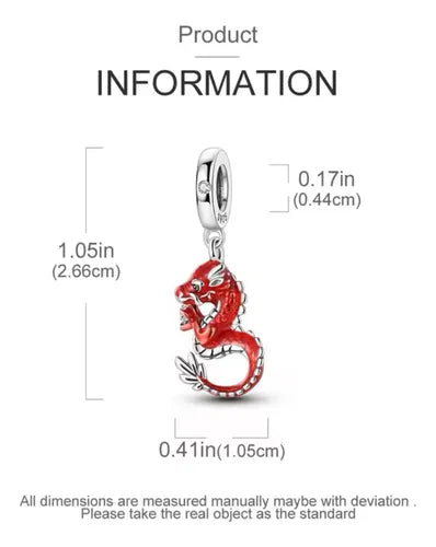 Charm Dragon Rojo