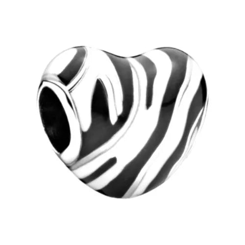 Charm Corazon de Cebra
