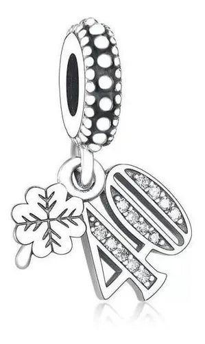 Charm "40" de la Suerte Brillante