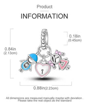 Charm Niño, Niña y un Corazón con Secreto