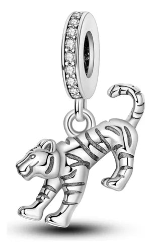 Charm Tigre Plata