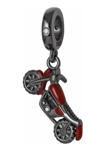 Charm Motocicleta Roja