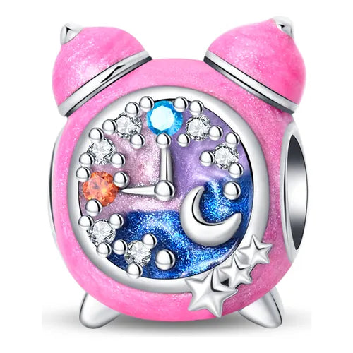 Charm Reloj Rosa