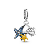 Charm Estrella de Mar con Tortuga