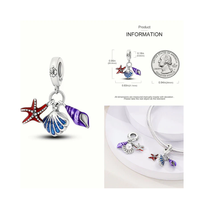 Charm Estrella, Concha & Caracola Marina