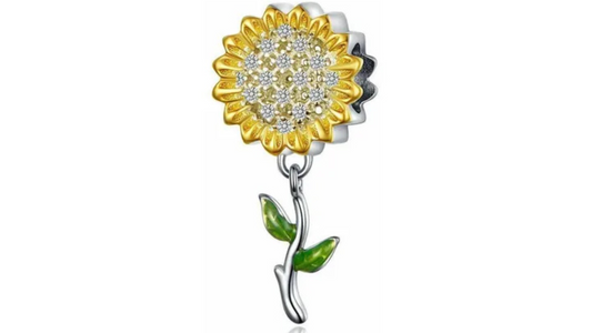 Charm Girasol de Diamantes