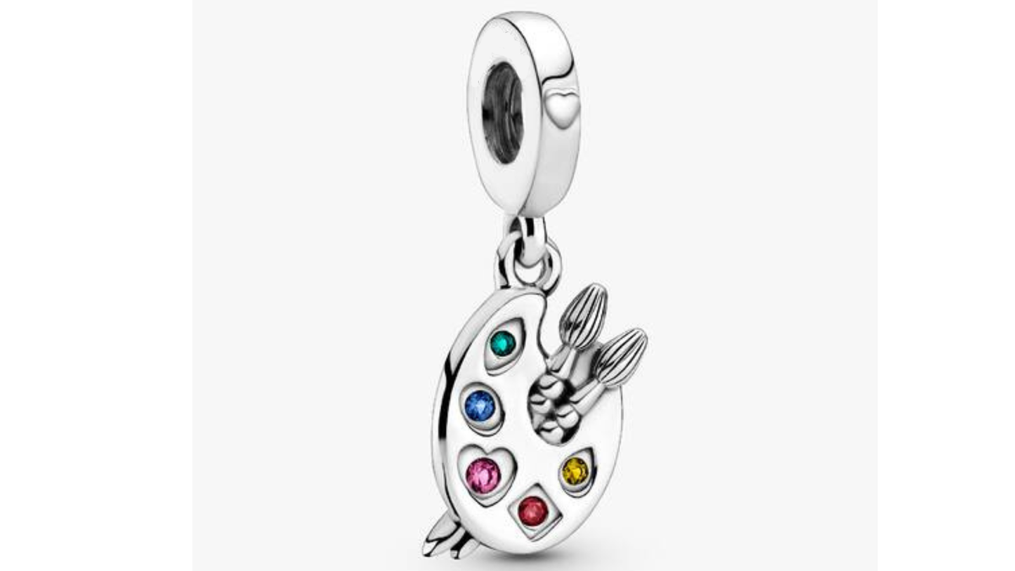 Charm colgante Paleta de artista