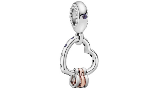 Charm Colgante de Corazones