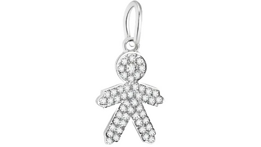 Charm Colgante de Niño con Diamantes