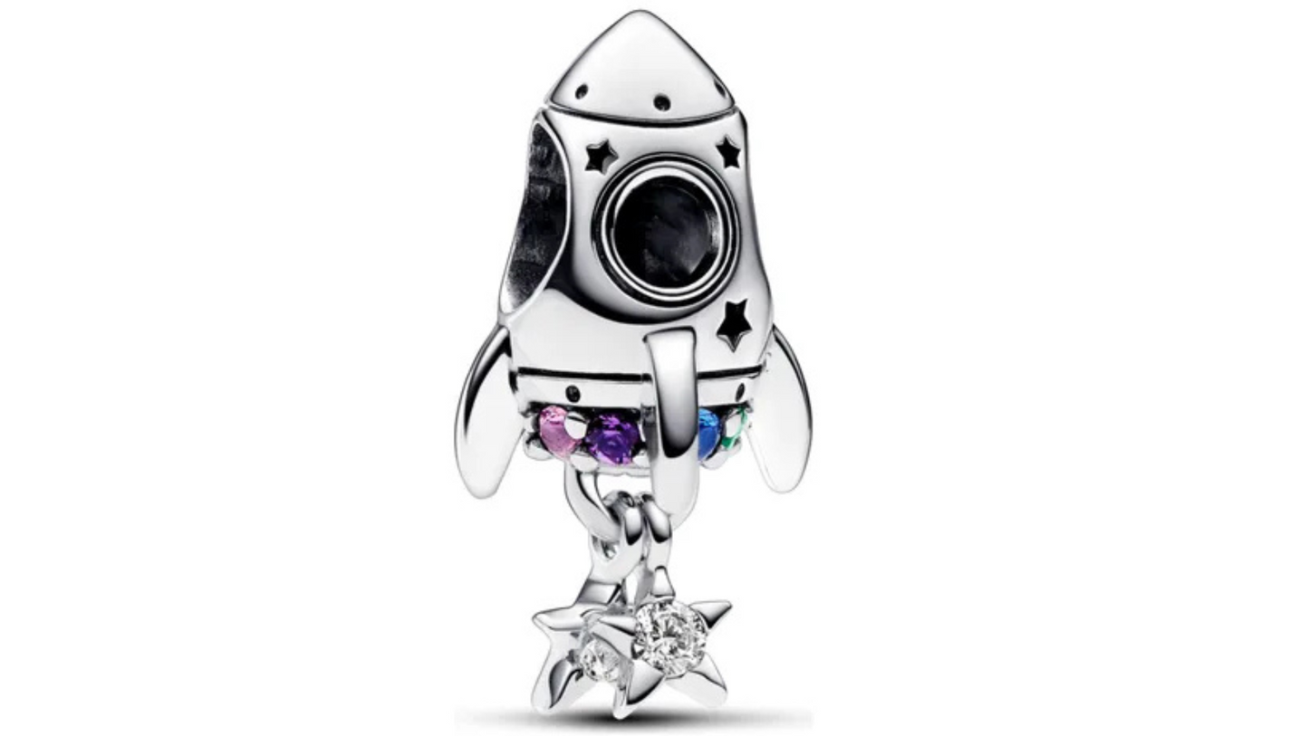 Charm Cohete con Estrellas