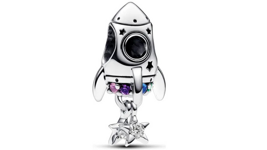 Charm Cohete con Estrellas