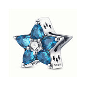 Charm Estrella Celestial con Gemas Azules