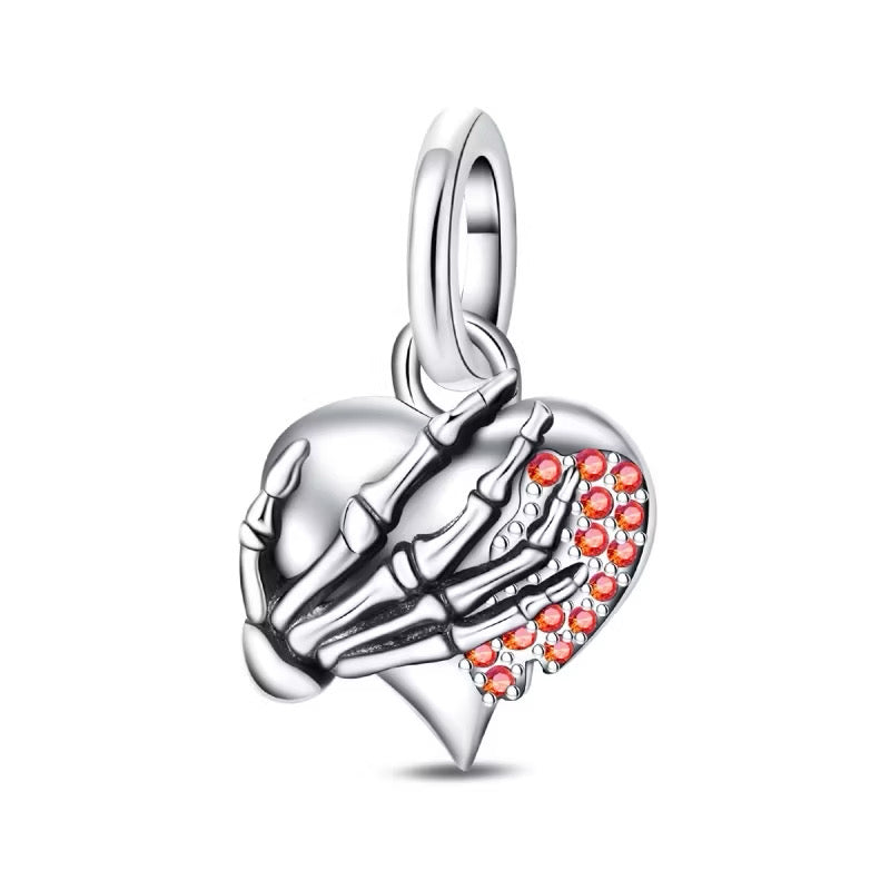 Charm Corazon Esqueleto
