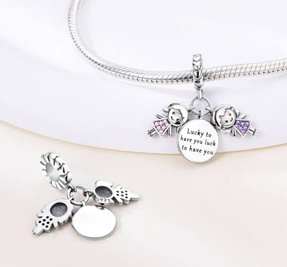 Charm Sister Lucky to Have you Luck to have you