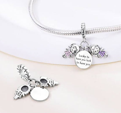 Charm Sister Lucky to Have you Luck to have you