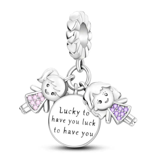 Charm Sister Lucky to Have you Luck to have you