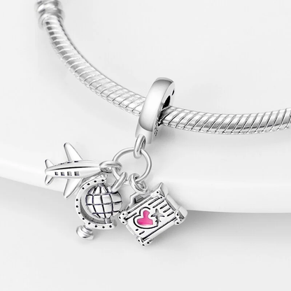 Charm Avion, Planeta Y Maleta "Aventuras"