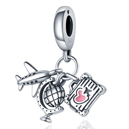 Charm Avion, Planeta Y Maleta "Aventuras"