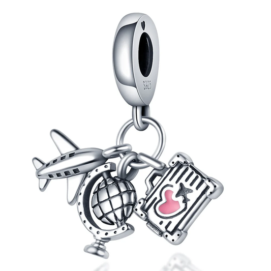 Charm Avion, Planeta Y Maleta "Aventuras"