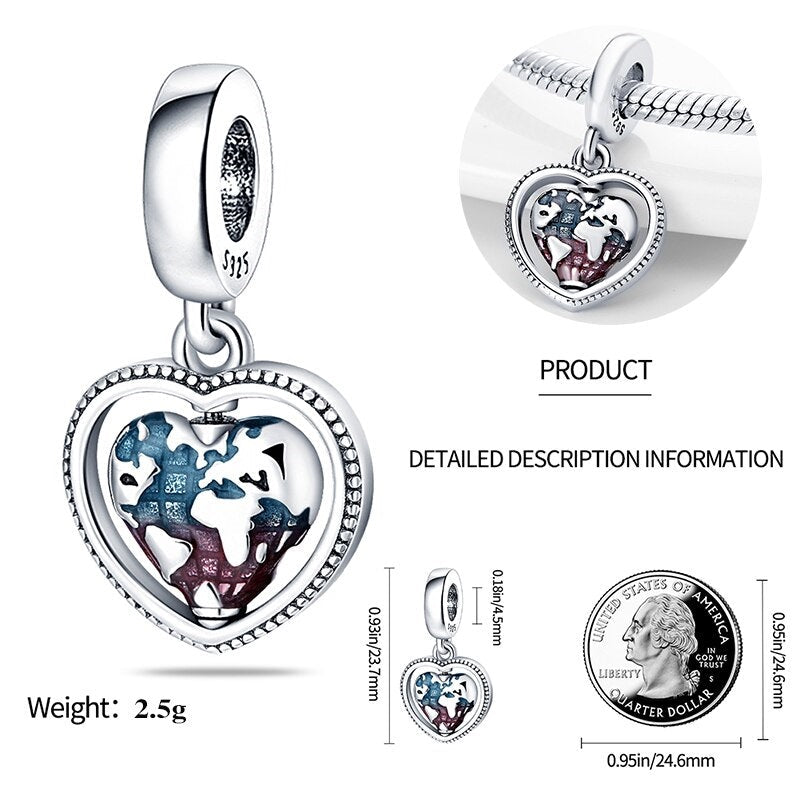 Charm Corazon Viajero