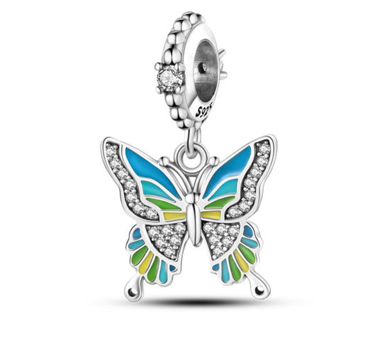 Charm Mariposa Diamantada