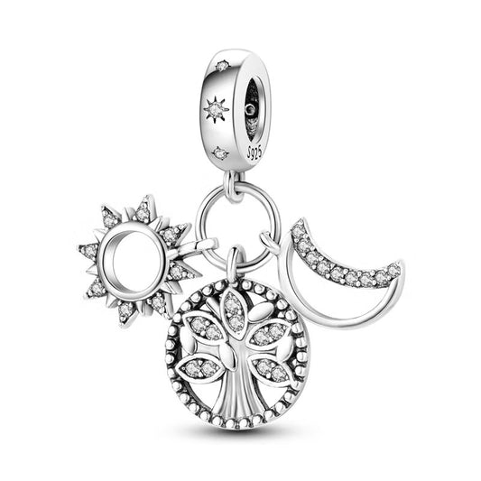 Charm Arbol de la Vida, Sol y Luna