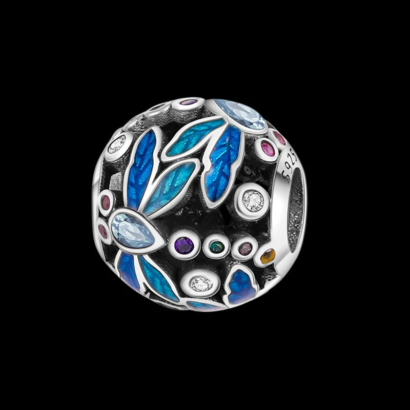 Charm Libelula Con Gemas