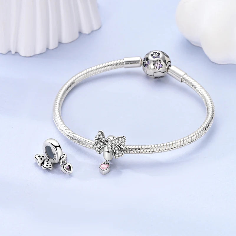 Charm Coraz√≥n Rosa y Mo√±o