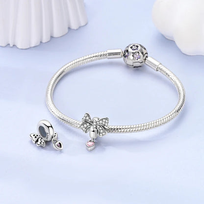 Charm Coraz√≥n Rosa y Mo√±o