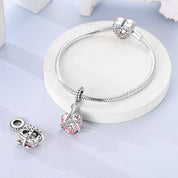 Charm Corazón Rosa "I Love You Forever"