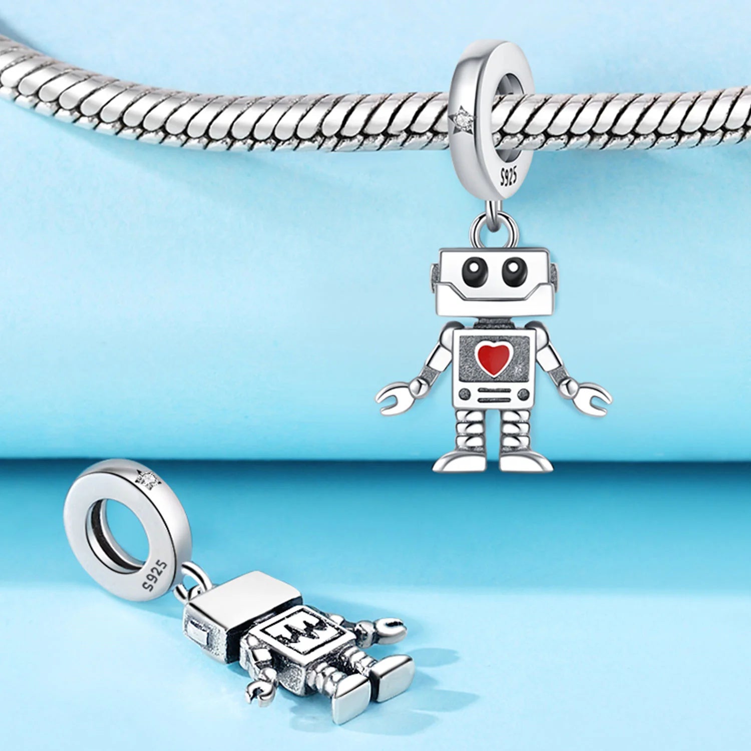 Charm Robot y Corazón