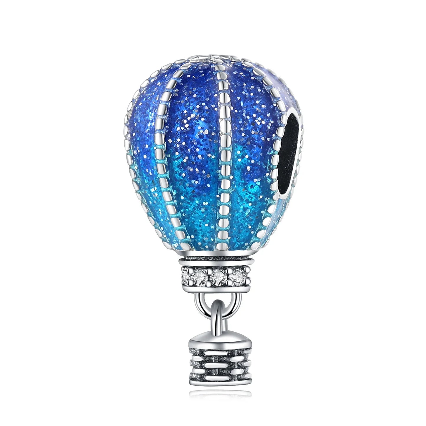 Charm Globo Aerostatico Azul Brillante