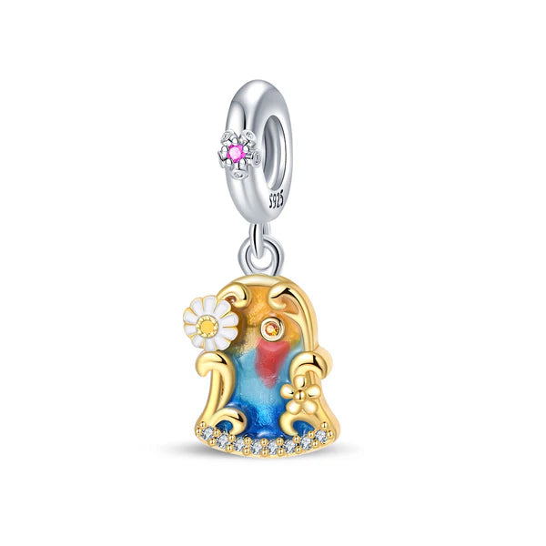 Charm Campana Flores del Amanecer