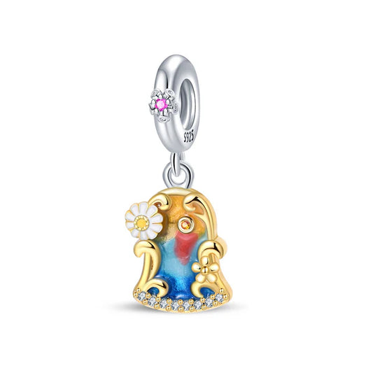 Charm Campana Flores del Amanecer