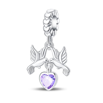 Charm Palomas de la Paz "Corazon Peace"