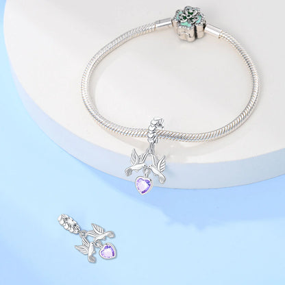 Charm Palomas de la Paz "Corazon Peace"