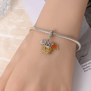 Charm Bolso y Hoja del Otoño "Good  Weather"
