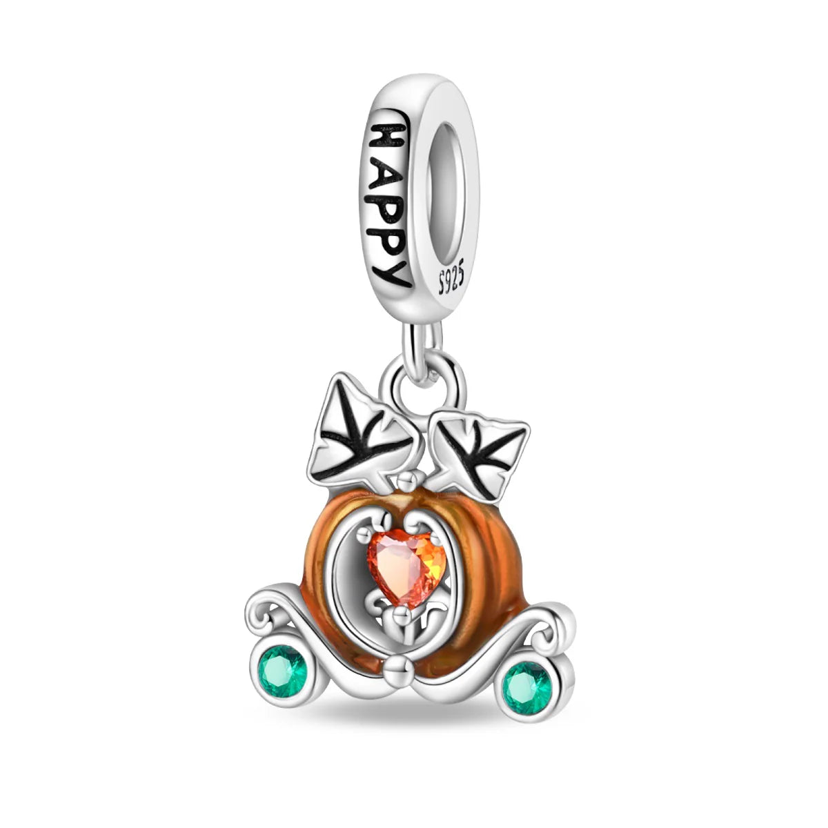 Charm Carroza de Calabaza "Happy Thanksgiving"