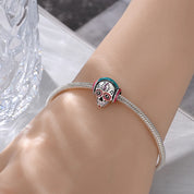 Charm Calavera Con Auriculares