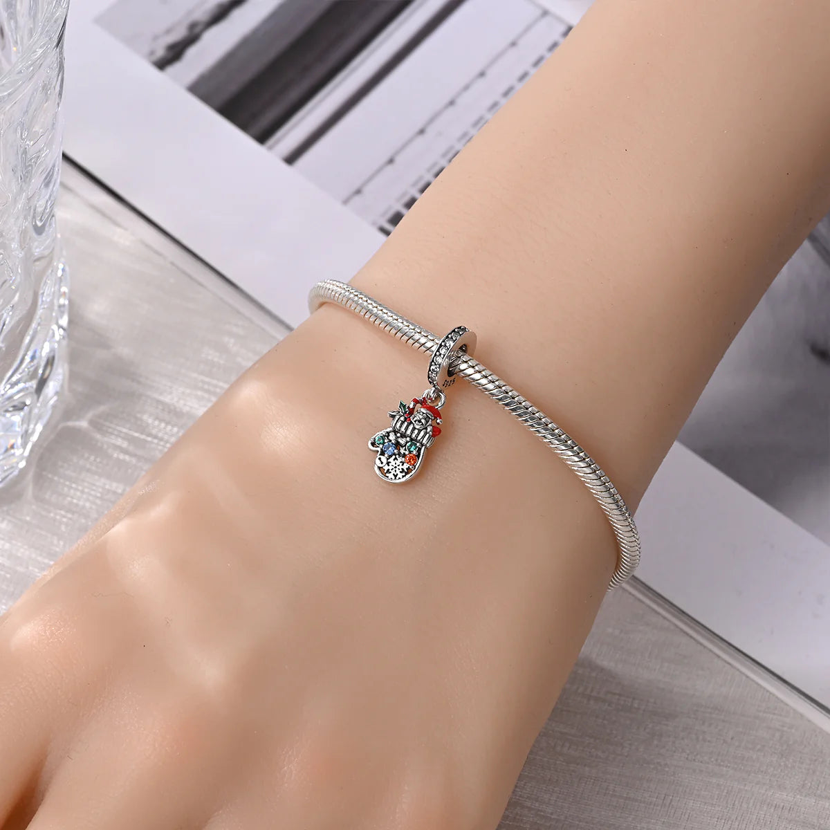 Charm Guante de Navidad