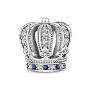 Charm Corona Con Detalles Azules