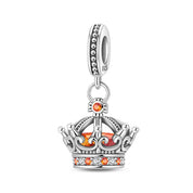 Charm Corona Con Detalles Naranjas