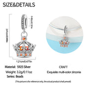 Charm Corona Con Detalles Naranjas