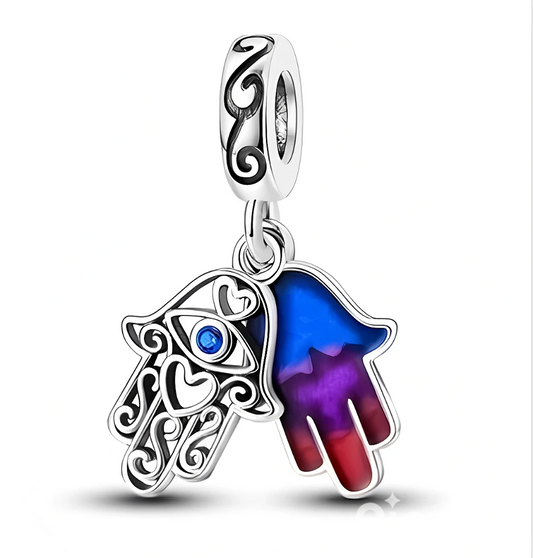 Charm Mano de Fatima Colorido