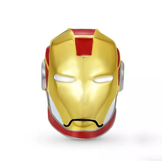 Charm Iron Man máscara