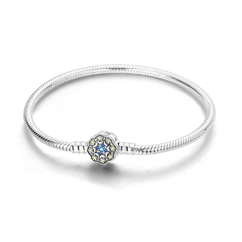Pulsera Brillo Celeste