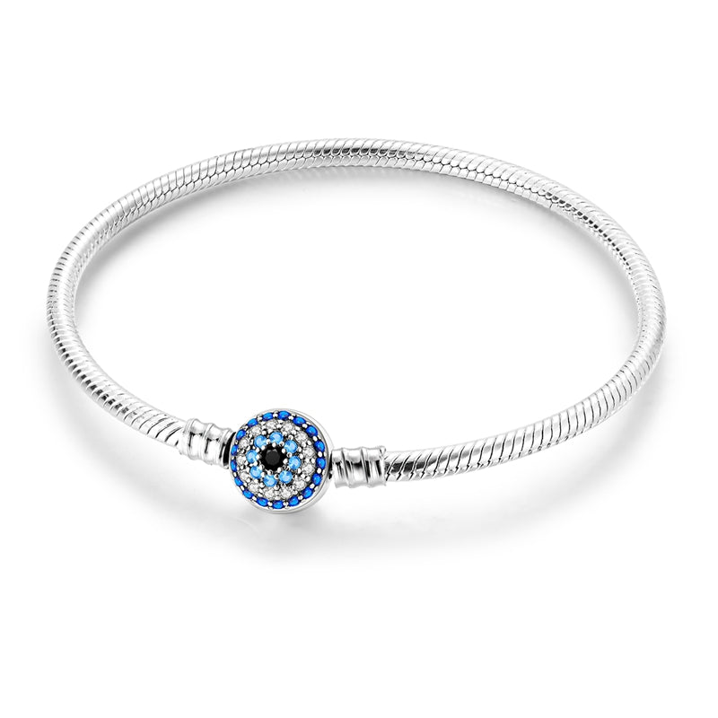 Pulsera Ojo Protector Diamantada
