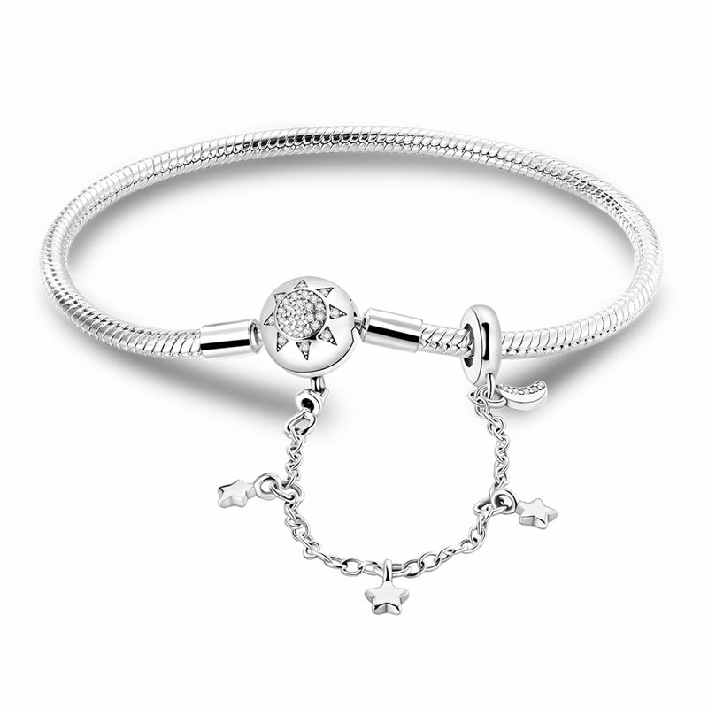 Pulsera Cadena de Seguridad Sol Estelar