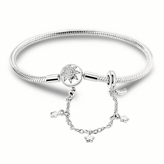 Pulsera Cadena de Seguridad Sol Estelar