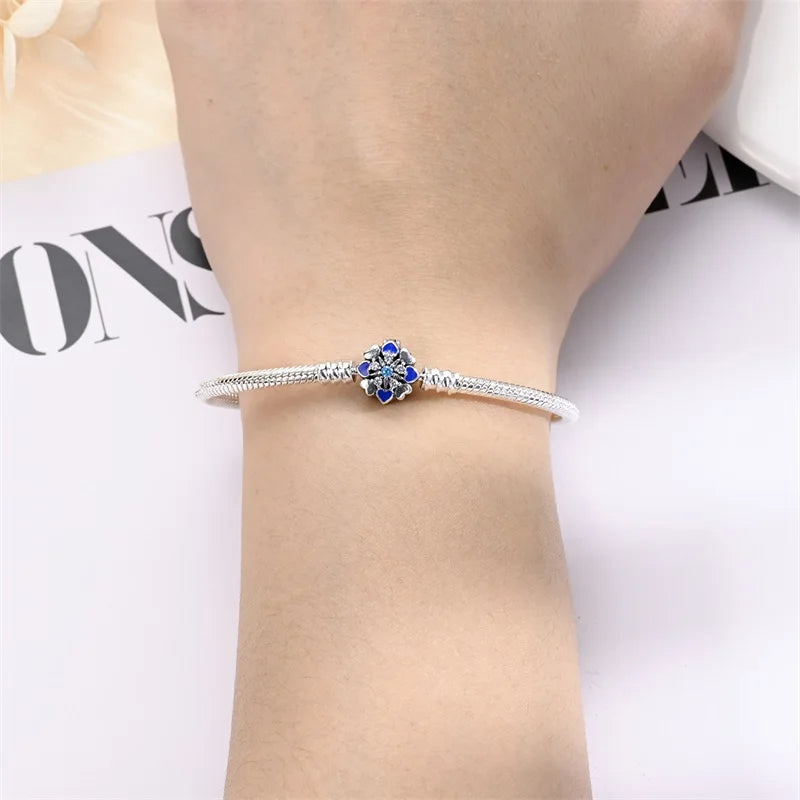 Pulsera Flor Azul
